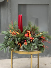 Załaduj obraz do przeglądarki galerii, Stroik ze świecami