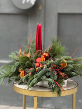 Załaduj obraz do przeglądarki galerii, Stroik ze świecami