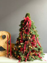 Załaduj obraz do przeglądarki galerii, Żywa choinka w kolorach czerwieni