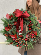 Załaduj obraz do przeglądarki galerii, Wianek świąteczny