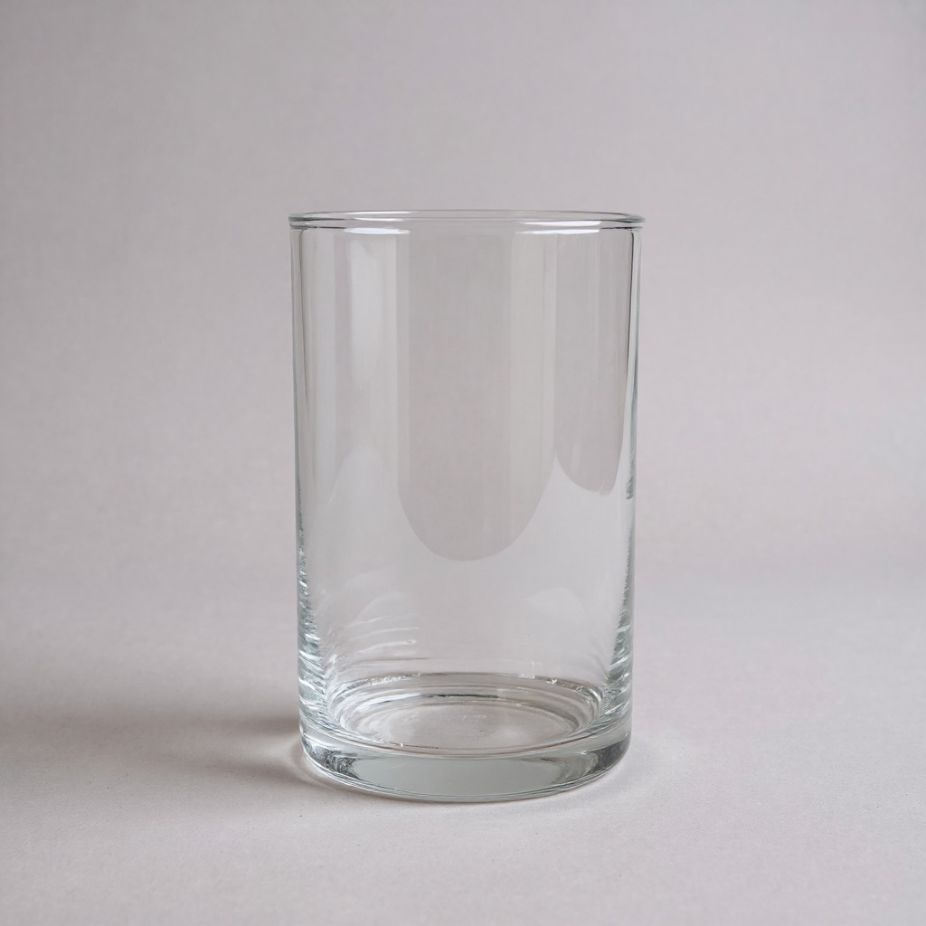 Glass cylinder vase
