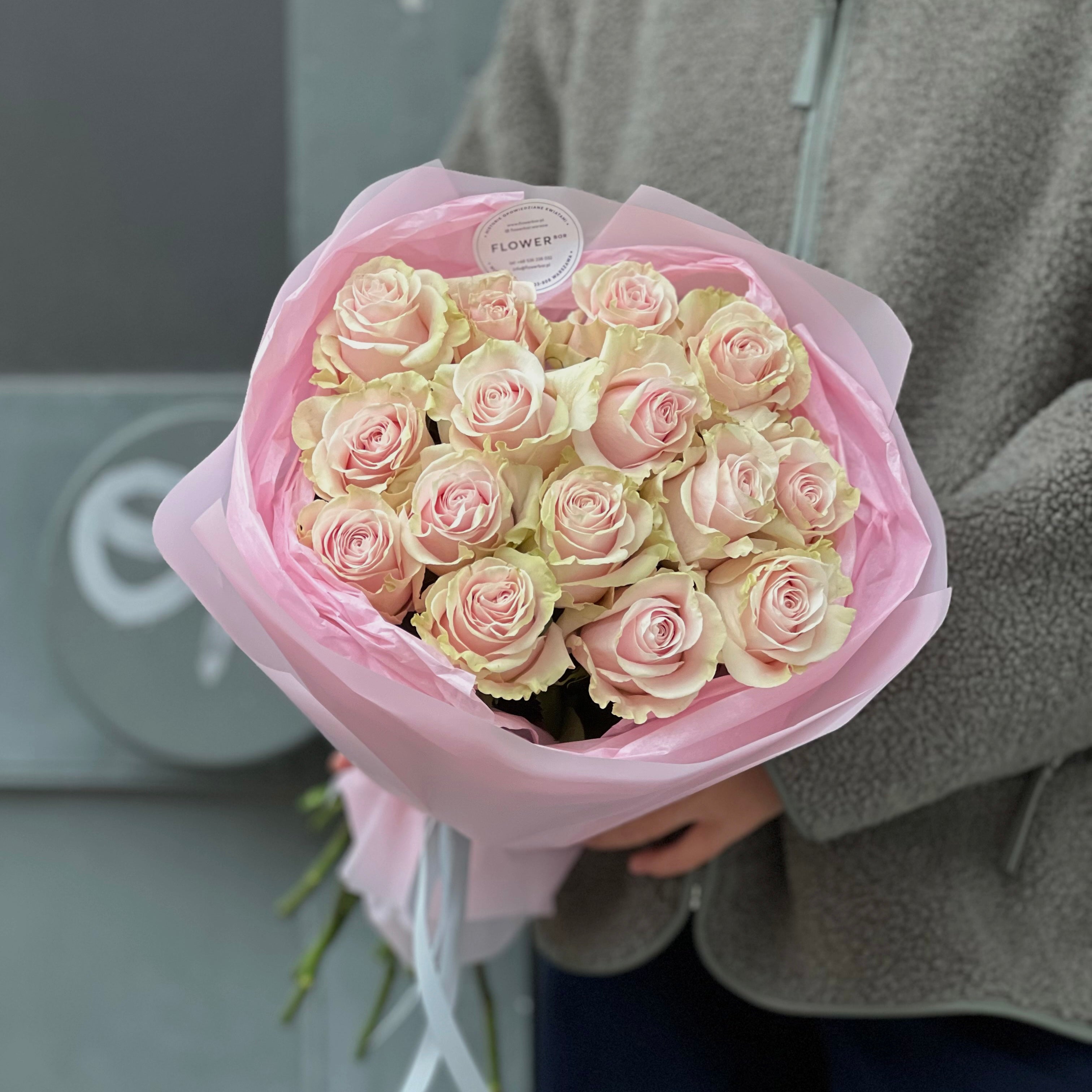 Bukiet róż "Pink mondial"