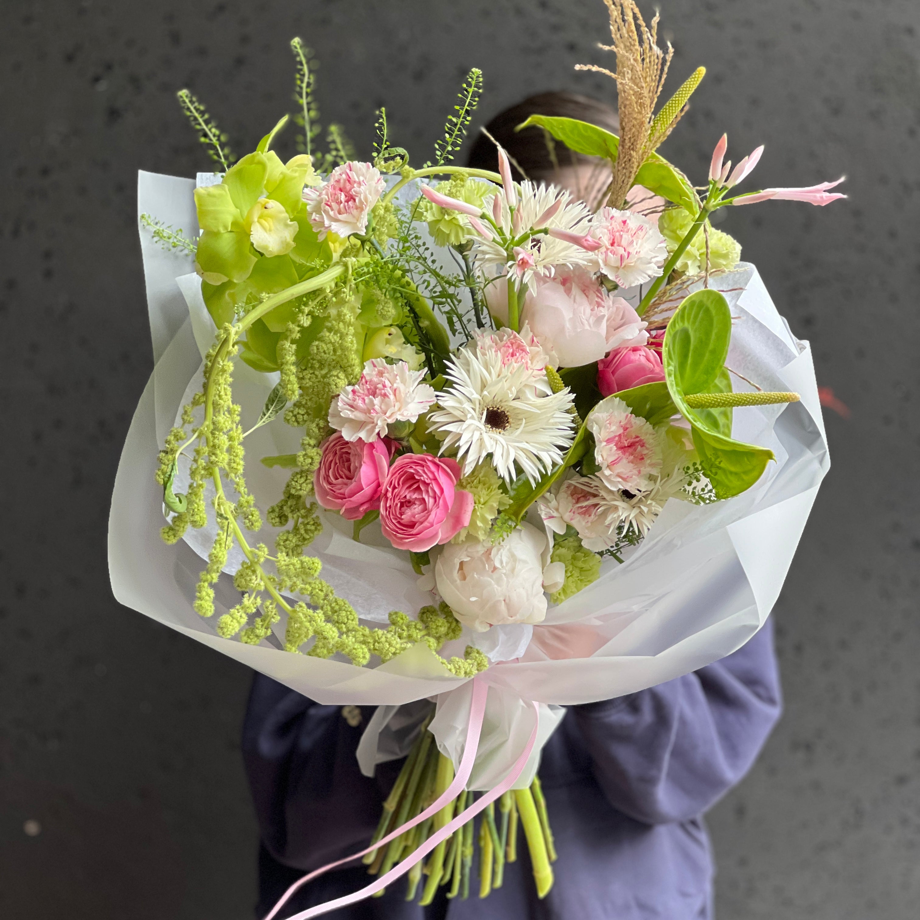 Bukiet "Green Blush"