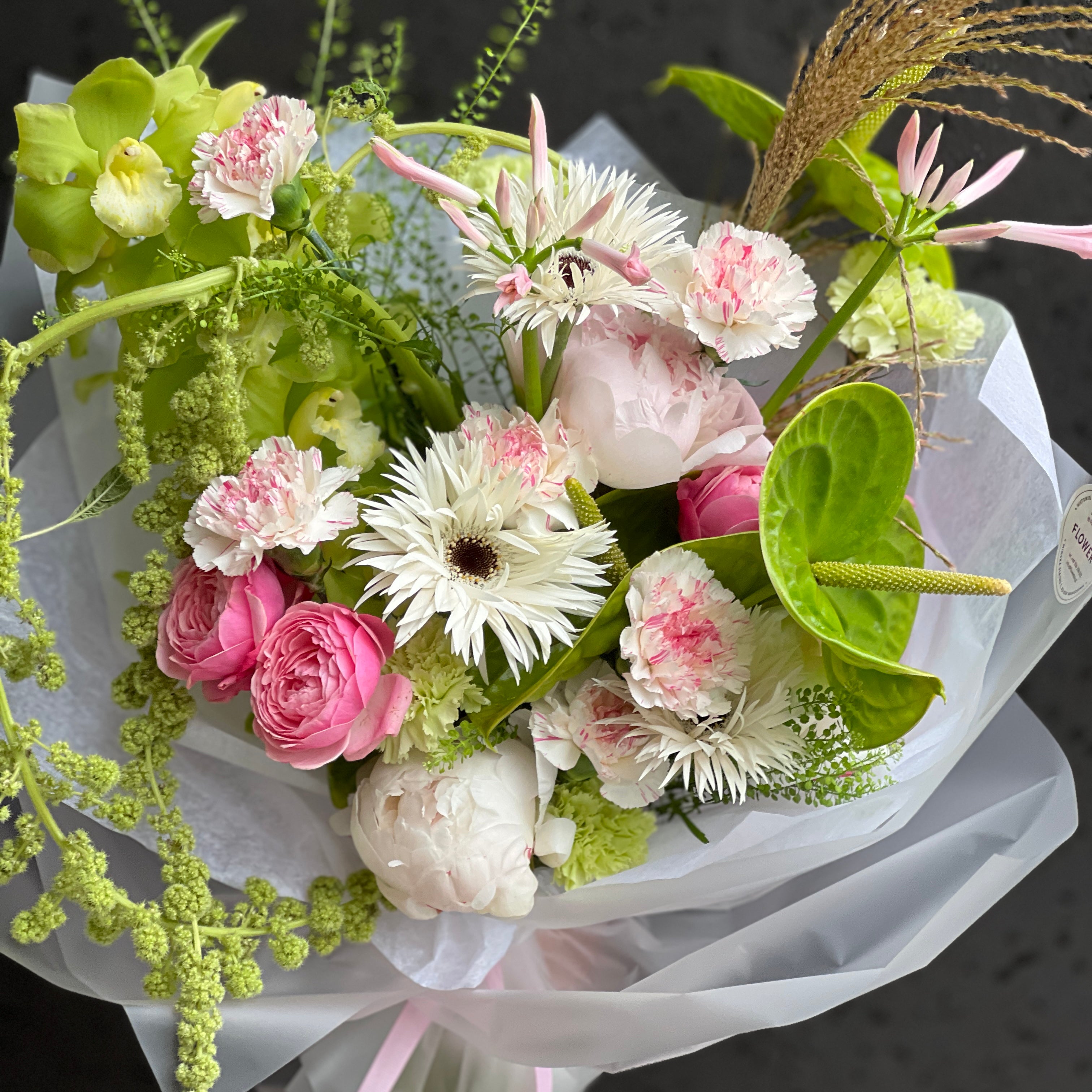 Bukiet "Green Blush"