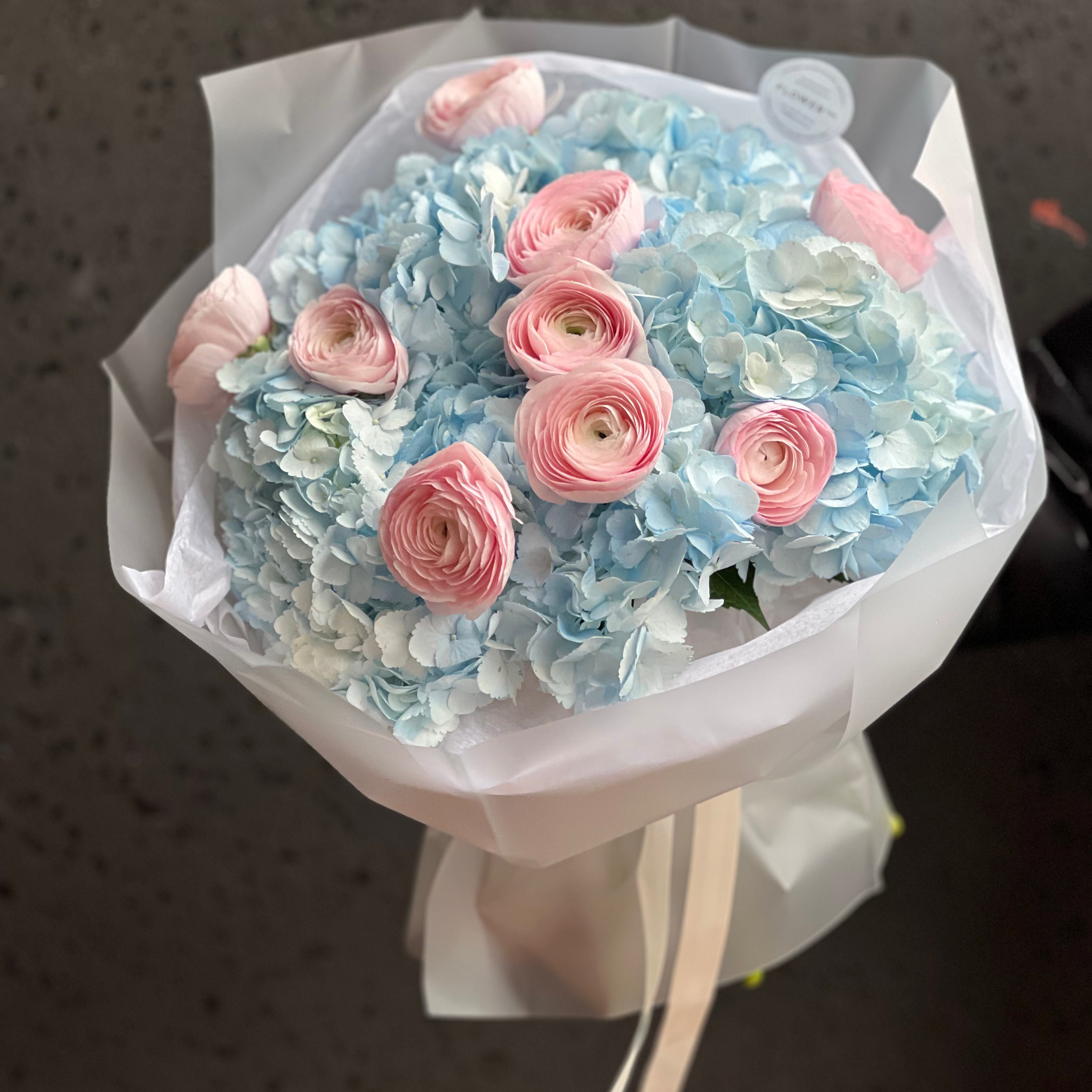 Bukiet "Baby blue Romanse"