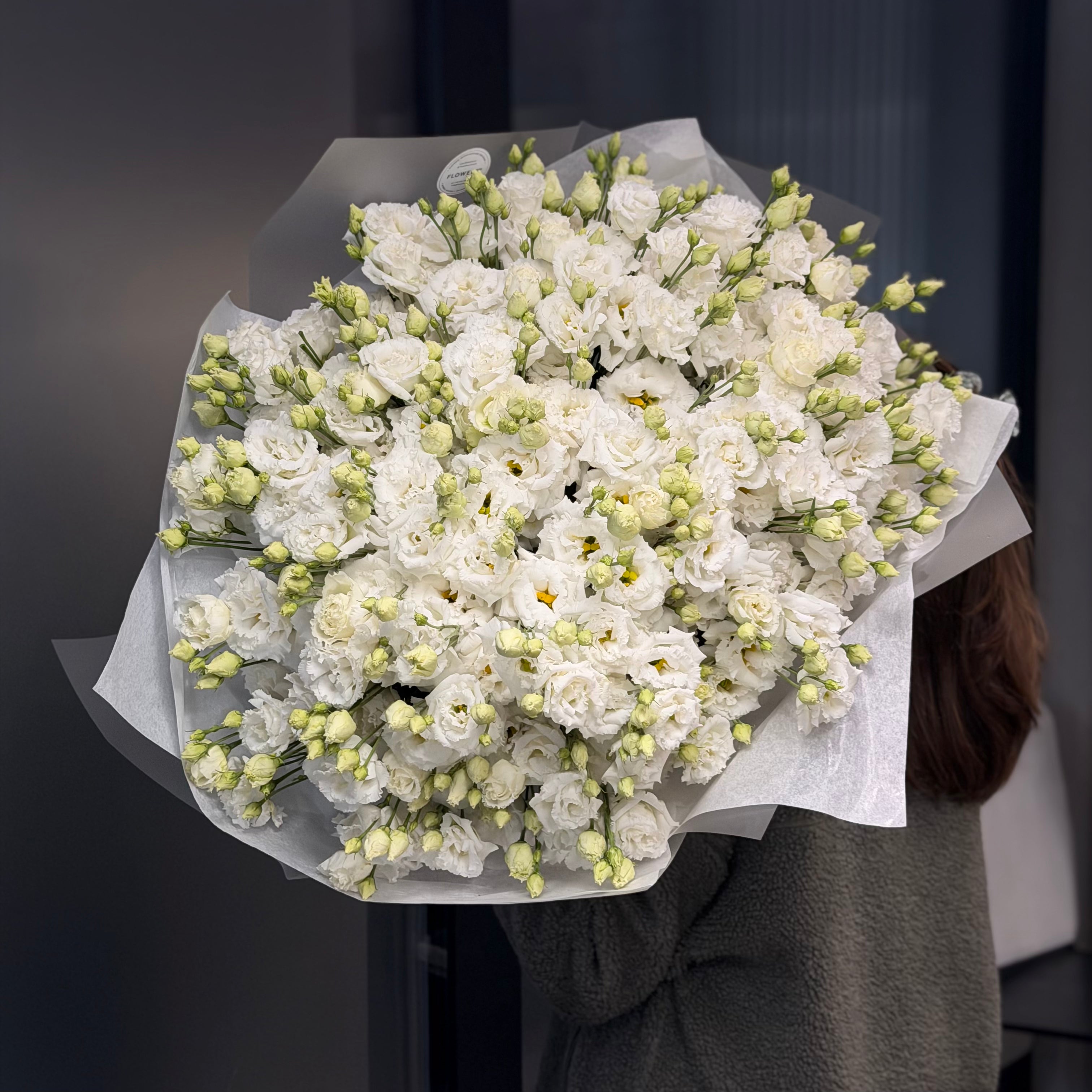 Eustoma biała